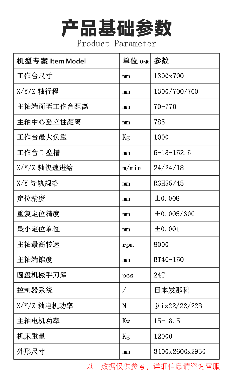 1375立式加工中心三軸線軌數控加工中心高精度cnc數控銑床
